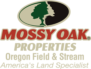 Mossy Oak Oregon Field and Stream Oregon Land Logo
